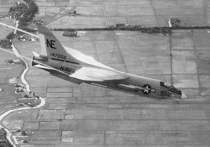 F-8D over South Vietnam