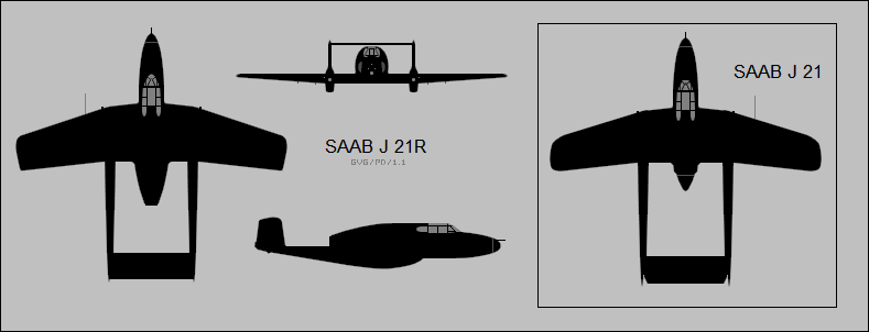 SAAB J 21, J 21R