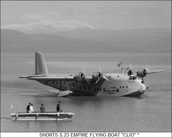 Shorts S.23 Empire flying boat CLIO