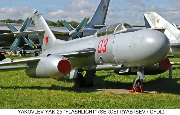 Yakovlev Yak-25 Flashlight